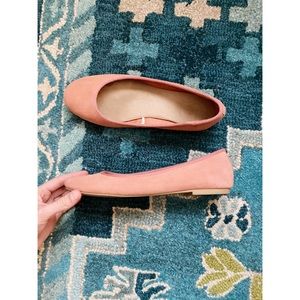 Gap Pink Suede Ballet Flats